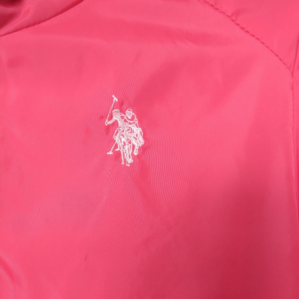 Pink rain coat